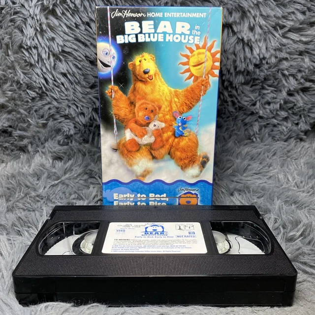 BEAR IN THE Big Blue House - Early to Bed, Early to Rise VHS Tape 2001 ...