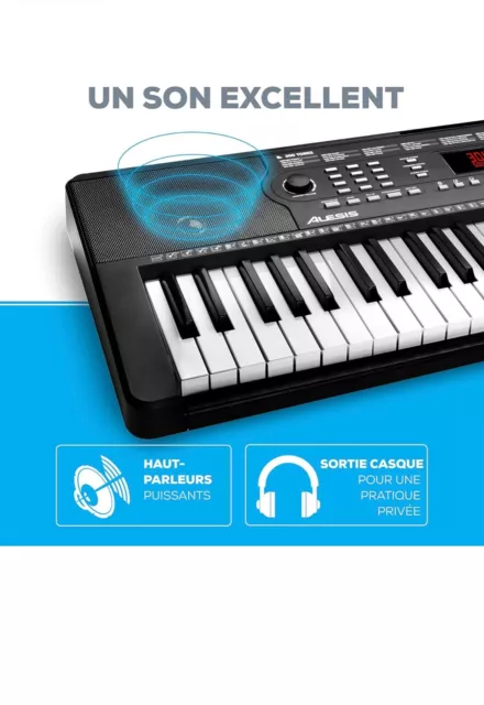 Alesis Melody 54 - Clavier électronique Portable 54 Touches, Enceintes Intégrées 3