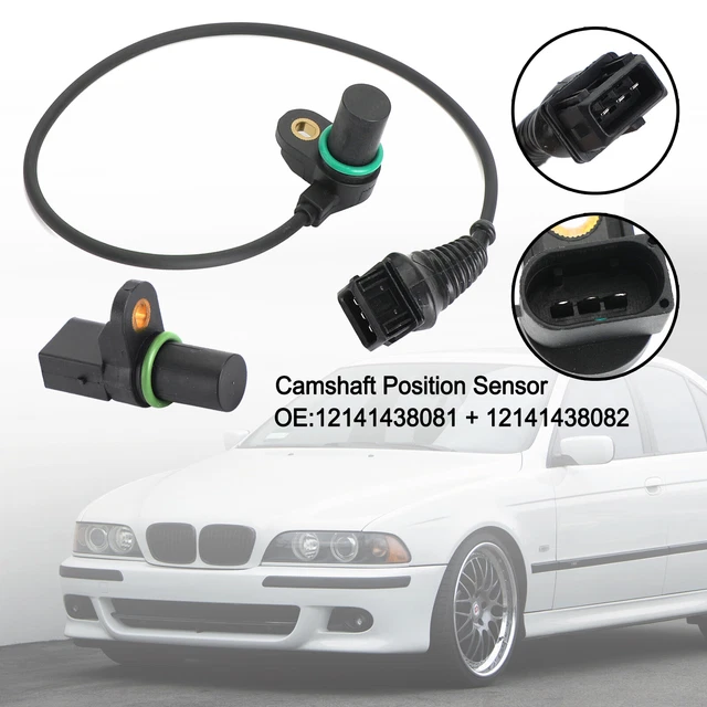 2X CAMSHAFT POSITION Sensor ENTRY+EXIT Pour BMW E46 E39 E60 E38 E65 M52