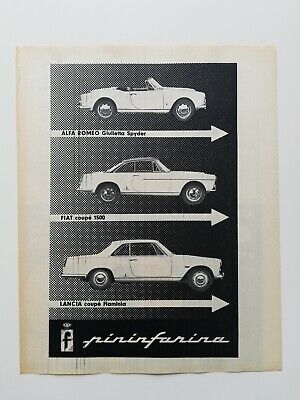 1956-86 PUBBLICITA' AUTO LANCIA FIAT ALFA ROMEO BERTONE PININFARINA libro AUTO 