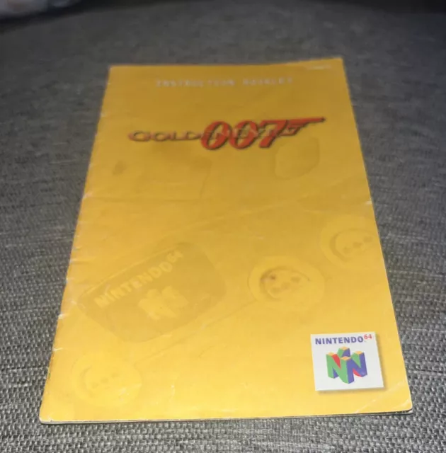 Nintendo 64 / N64: 007 GoldenEye - Instruction Manual / Booklet Only