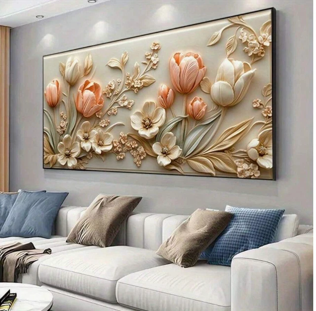 Mercado Express Modern Abstract Canvas Wall Art – Multicolor, Luminous Panorama – For Any Room
