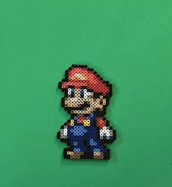 Super Mario Perler Bead Pixel Art Handmade