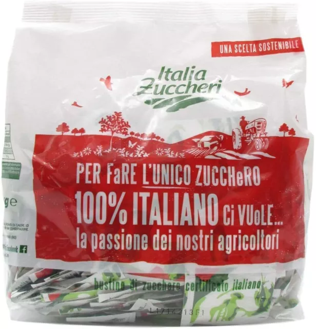NARAMAKI® Italia Zuccheri Tris - Bustine Di Zucchero Monodose 1Kg x 1 Confezioni