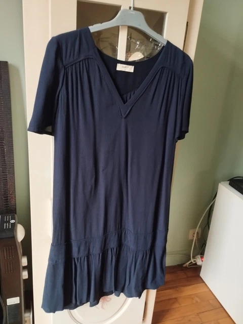 Robe Tunique Bleu Nuit La Mode Est À Vous - Taille 36, Modèle Preciosa - Neuf Sans étiquettes