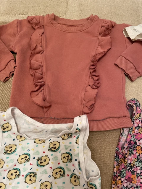 Girls clothing bundle age 2-3 years jumper t-shirt dress & vest H&M matalan etc 4