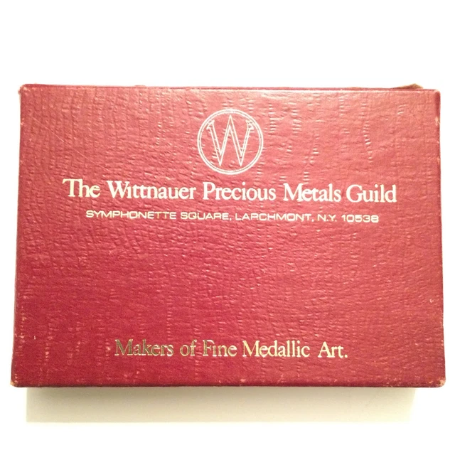 Wittnauer Mint Set Wildlife Big Horn Sheep & Harp Seal .925 Silver Gold Plated Wittnauer Mint Set Wildlife Big Horn Sheep & Harp Seal .925 Silver Gold Plated
