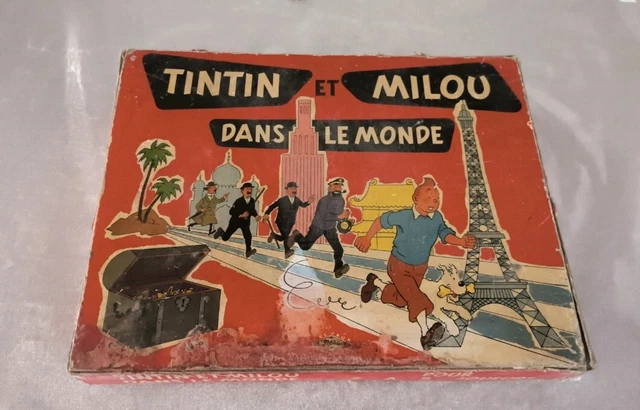 Jeu De Société Tintin Et Milou Dans Le Monde – Édition Jeux Noël Montbrison – Occasion