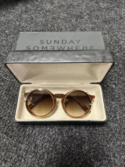 Brand New Authentic Sunday Somewhere Sunglasses Matahari Hand Crafted. 003-MCT