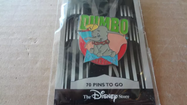 Disney Countdown to the Millennium 2000  Dumbo Pin 71, New in package