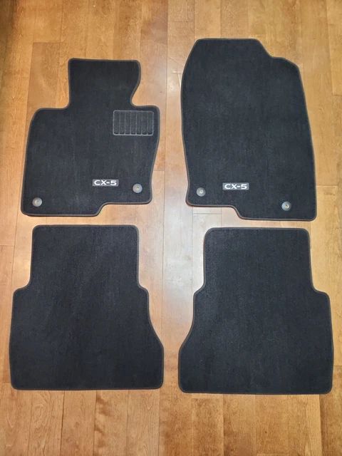 2017-21 Mazda CX-5 OEM Genuine Carpet Floor Mats 4 Pcs Black wLogo *NEVER USED*