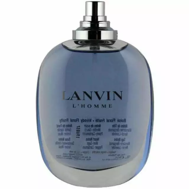 LANVIN L'HOMME 3.3 / 3.4 oz EDT Cologne For Men New Tester