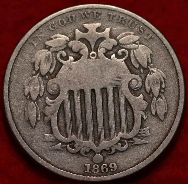 1869 Philadelphia Mint Shield Nickel