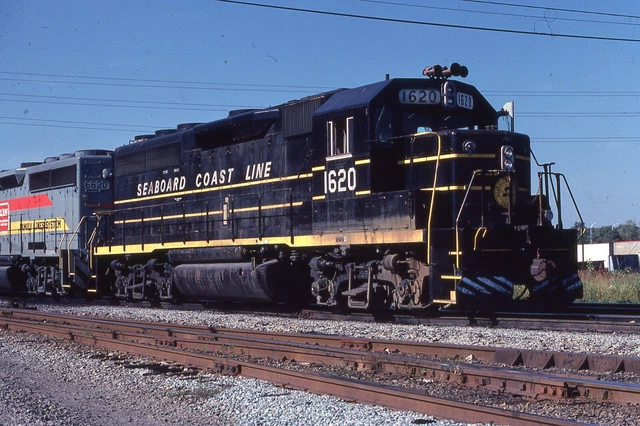 ORIGINAL 1981 RAILROAD SLIDE SCL SEABOARD COAST LINE 1620 Richmond VIRGINIA CSX