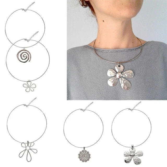Cold Wind Geometric Flower Senior Necklace Female Niche Design Neck Chain
