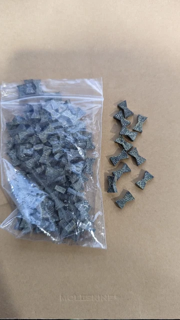 Dwarven Forge Master Maze - Lot of 120+ Bowtie Connectors - Painted Resin