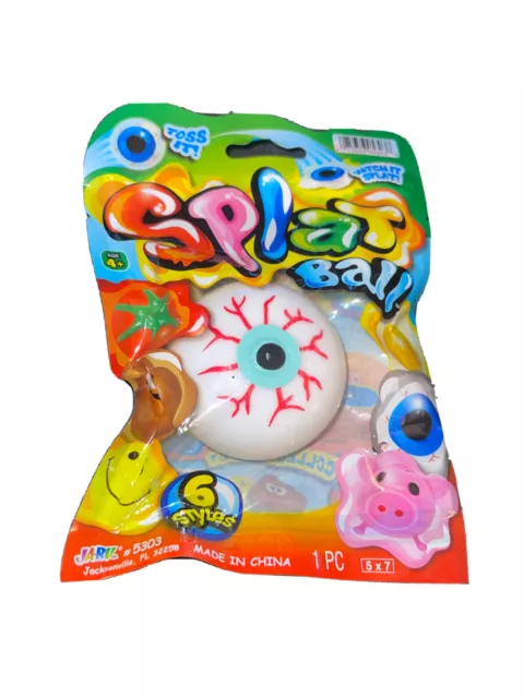 Jaru Splat Ball Squishy Eyeball Toy Stress Ball - New