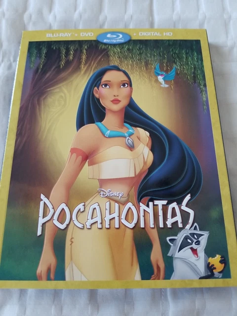 Pocahontas - Disney - Blu-Ray + DVD New Factory Sealed 2 Discs with Slipcover