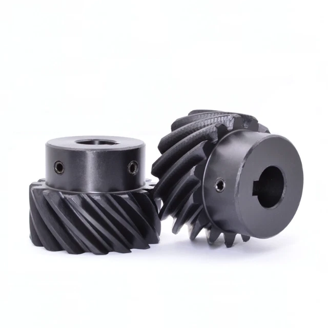 Miter Gears 1/1.5/2M Left-Hand Helical Gear 6T-30T 45# Carbon Steel