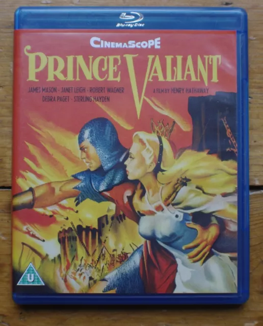 PRINCE VALIANT Robert Wagner James Mason dir: Henry Hathaway Blu Ray