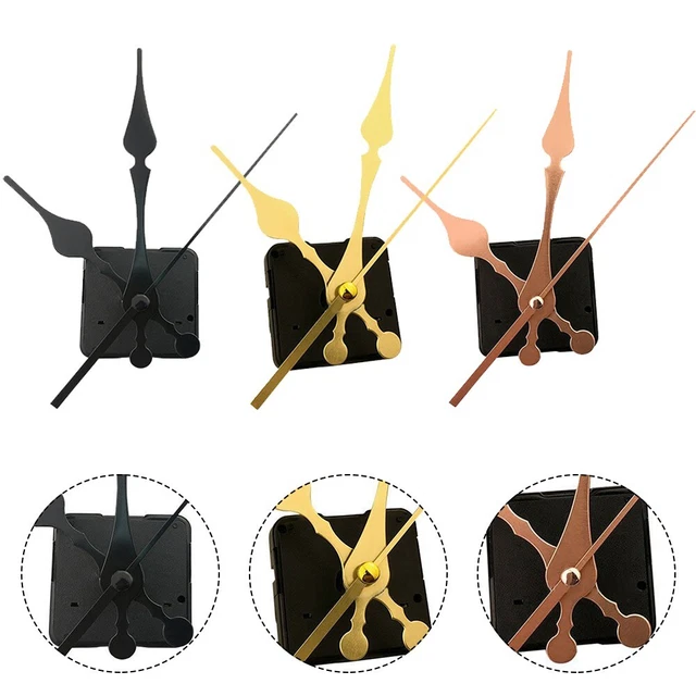 Set Movimento Orologio Quarzo Silenzioso Con Lancette, Kit Fai Da Te Per Riparazione O Creazione Orologi Da Parete (Diametro 30-35cm) - 5