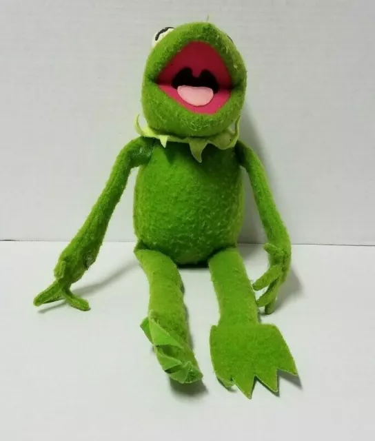 Fisher Price Kermit The Frog Plush Doll Stuffed Animal Toy Muppet Vintage 1976