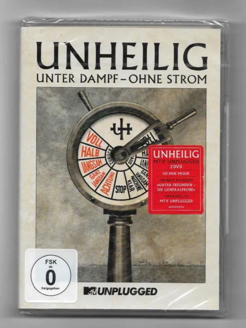Unheilig – Unter Dampf - Ohne Strom / MTV unplugged / 2x DVD / NEU - OVP