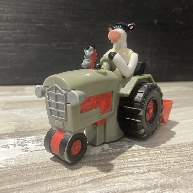 BACK AT THE Barnyard movie figure toy Otis Pip Pushalong Tractor