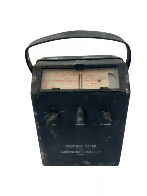 Vintage Marconi Moisture meter