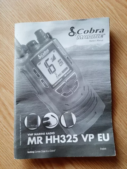 Cobra Marine MR-HH325 VHF Radio Owners Manual