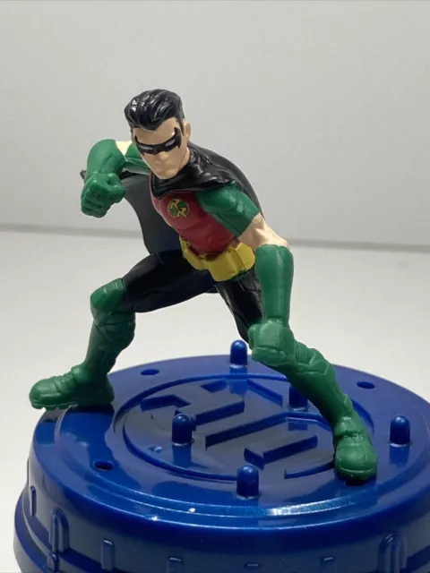 Spin Masters DC Comics 2” Mini Figure Robin Blue Barrel Opened New