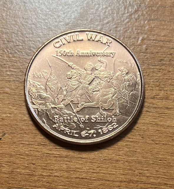 1 oz Copper Round - Battle of Shiloh