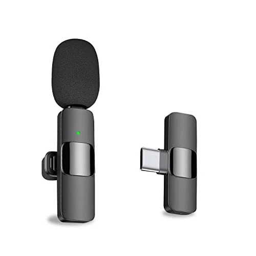 Professional Wireless Lavalier Lapel Microphone for Android Computer -