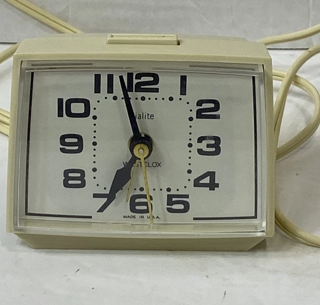 VINTAGE WESTCLOX ELECTRIC Alarm Clock Model 2209022540 Made in USA 14