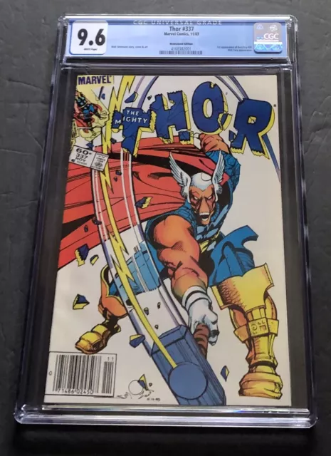 THOR #337 CGC 9.6 Newsstand MARVEL COMICS 1983 1st appearance BETA RAY BILL