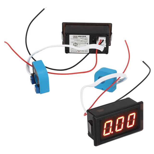Digital Ammeter DC 50A - Strommessgerät Mit Hall Sensor & LED Anzeige