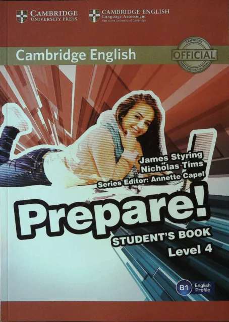 Cambridge English PREPARE! for Exams Level 4 (B1) Student's Book @ BRAND NEW @