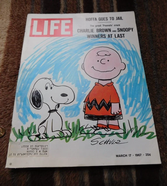 LIFE MAGAZINE MARCH 17, 1967 Charlie Brown & Snoopy Winners at 