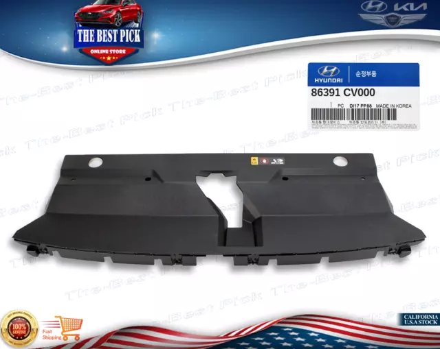 ⭐GENUINE⭐ Kia EV6 202-2024 Cover Radiator Grille Sight Shield Upper 86391CV000