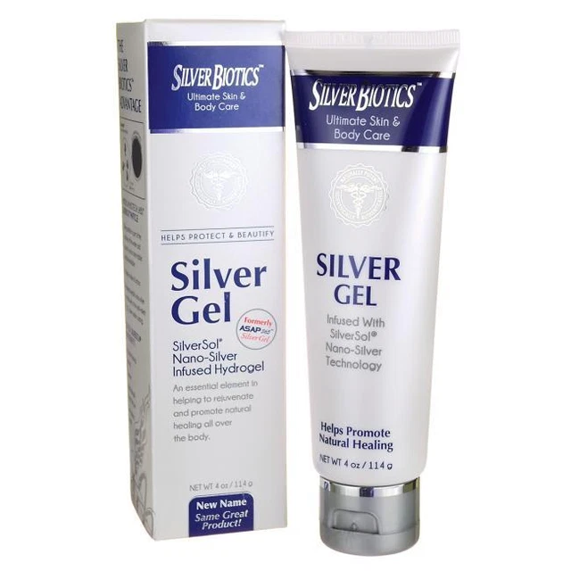 American Biotech Labs SILVER GEL SilverSol Nano-Silver Infused Hydrogel - 4 oz