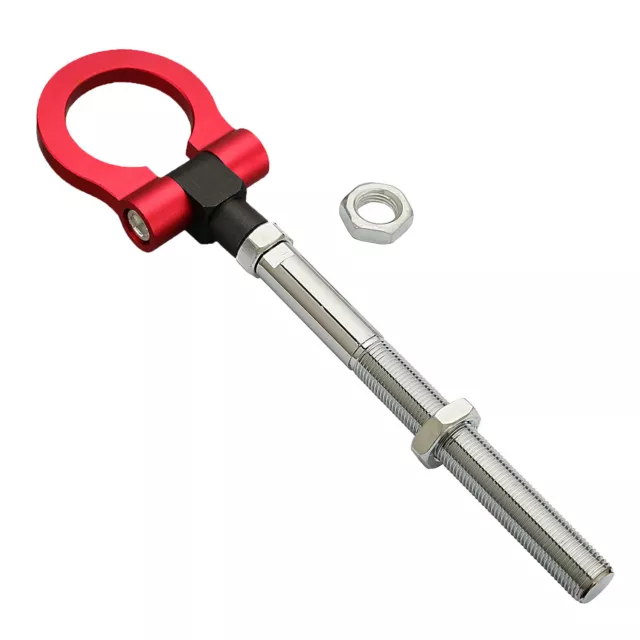 Heavy Duty Red Screw On Tow Hook for Subaru WRX STI Impreza Outback ,Scion FR-S