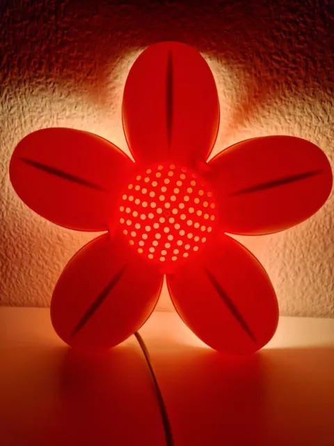 Lampada da parete IKEA Smila Blomma fiore rosa lampada camera da letto bambine bambini