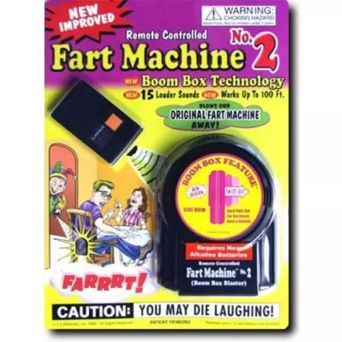 REMOTE CONTROL FART MACHINE #2 funny r/c farting prank funny practical joke NEW