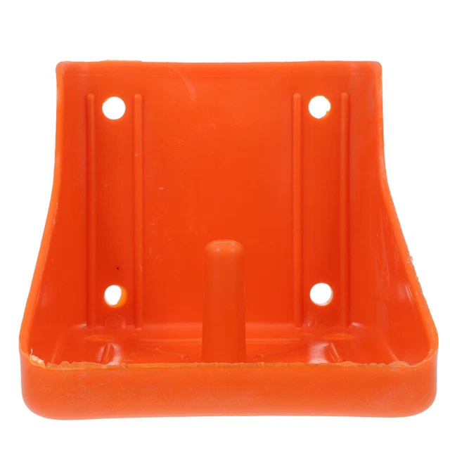 Porte-blocs De Sel Minéral 2 Pièces - Support Pour Bétail, Chevaux, Moutons, En Plastique Rouge - 10