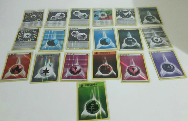 Pokemon Card Reverse Holo Energy Card X19 From All Sets. Some Rares??