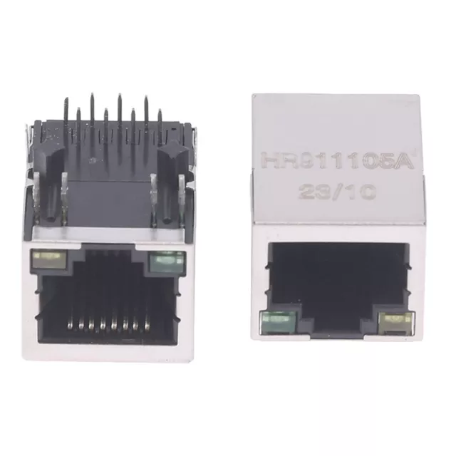 2PCS HR911105A Ethernet Interface RJ45 Network Transformer Single Port Connec-DB