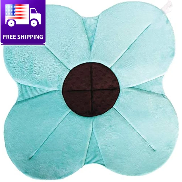 Poppy Baby Bath Seat - Plush Minky Flower Sink Bath for Babies - the Original Wa