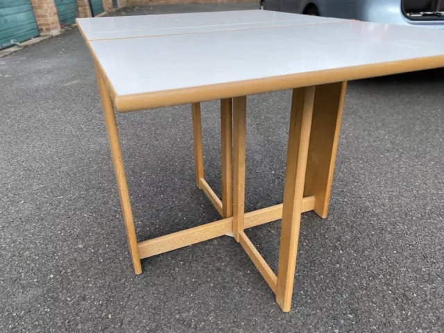 COLLECTORS HABITAT LATE MID CENTURY 1980 s FOLDING WHITE BEECH