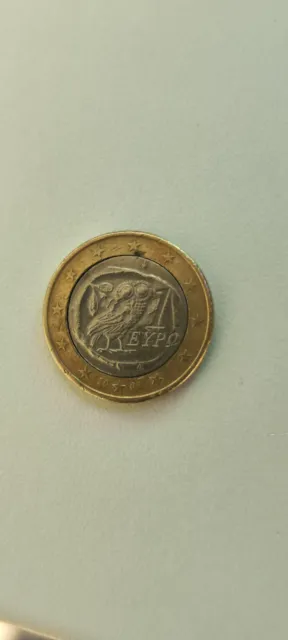 pièce de 1 euro rare 2002 ( Hibou ) Très Rare