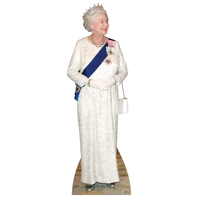 QUEEN ELIZABETH II Handshake Lifesize Cardboard Cutout 172cm £35.99